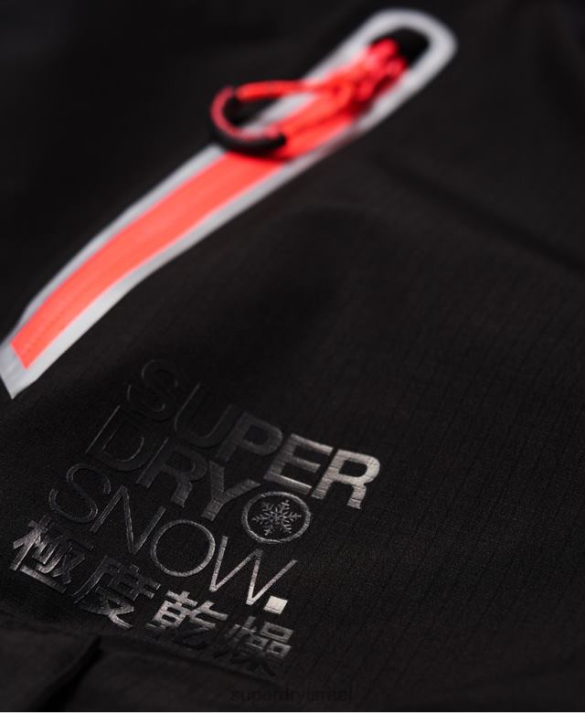 il Superdry נשים מכנסי שלג שָׁחוֹר 4LX2Z2610 הַלבָּשָׁה