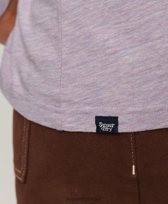 il Superdry נשים עליונית נוסטלגיה וינטג' עם שרוול ארוך סָגוֹל 4LX2Z2885 הַלבָּשָׁה