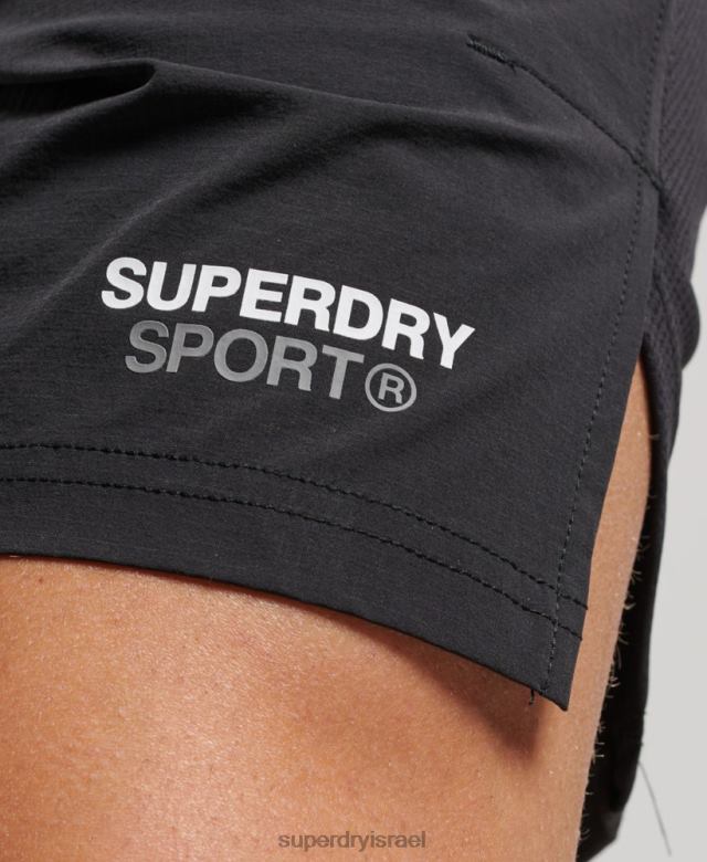 il Superdry גברים רכבת מכנסיים היברידיים שָׁחוֹר 4LX2Z292 הַלבָּשָׁה