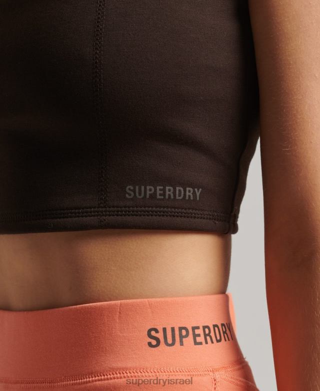 il Superdry נשים עליונית חזייה טכנולוגית חום 4LX2Z2997 הַלבָּשָׁה