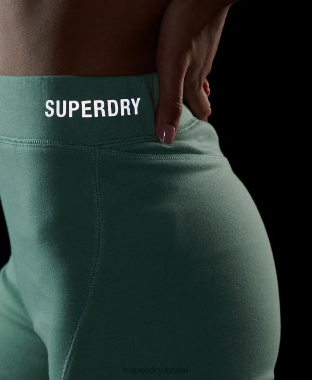 il Superdry נשים מכנסי רכיבה טכנולוגיים ירוק 4LX2Z3136 הַלבָּשָׁה