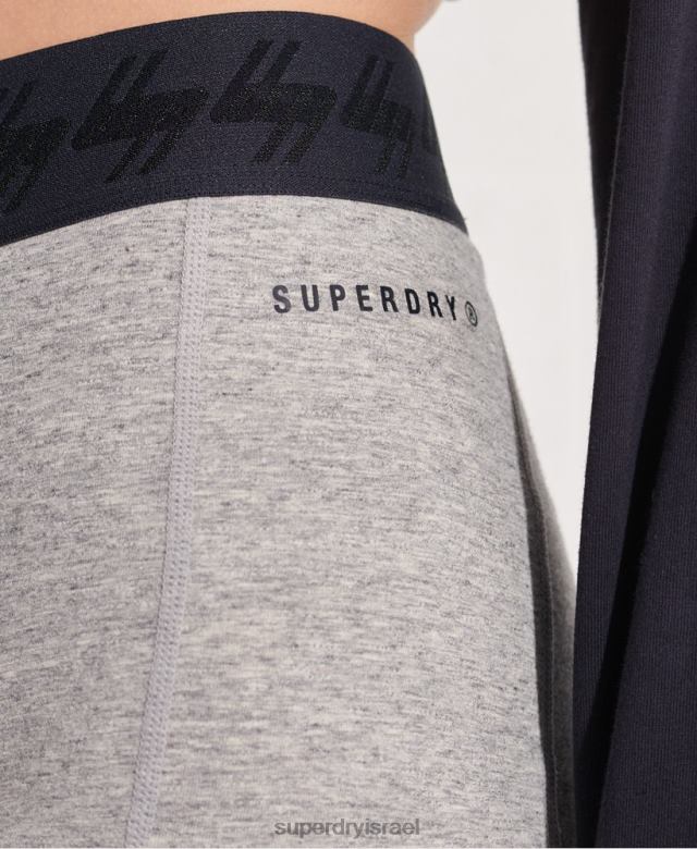 il Superdry נשים מכנסי מחזור חיוניים אפור 4LX2Z3158 הַלבָּשָׁה