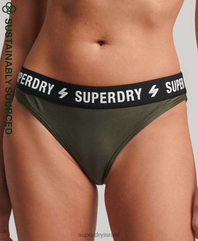 il Superdry נשים תחתוני ביקיני ממוחזרים אלסטיים חָקִי 4LX2Z3231 הַלבָּשָׁה