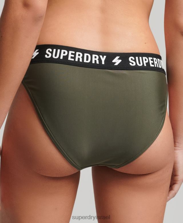 il Superdry נשים תחתוני ביקיני ממוחזרים אלסטיים חָקִי 4LX2Z3231 הַלבָּשָׁה