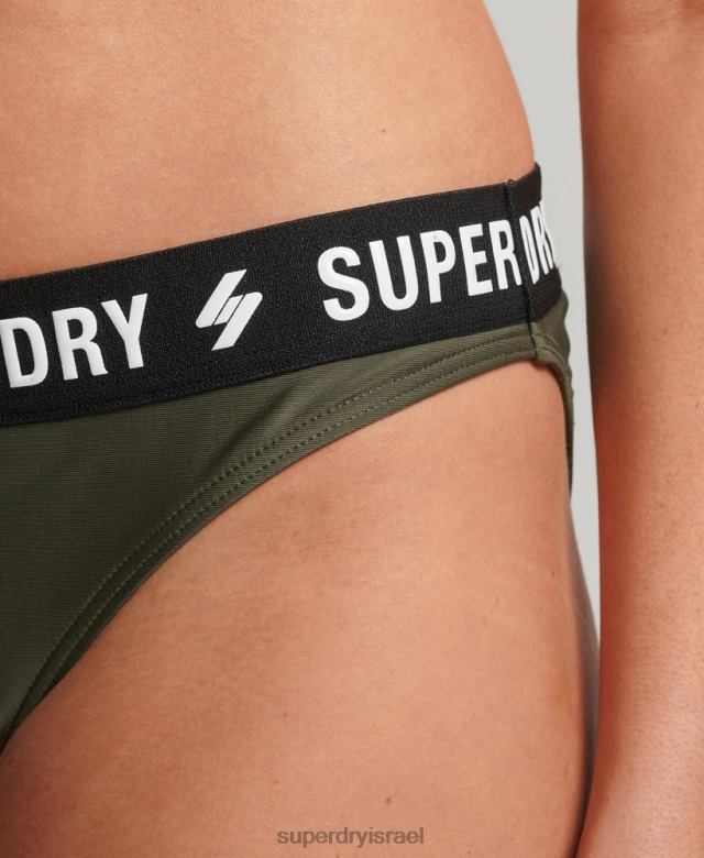 il Superdry נשים תחתוני ביקיני ממוחזרים אלסטיים חָקִי 4LX2Z3231 הַלבָּשָׁה