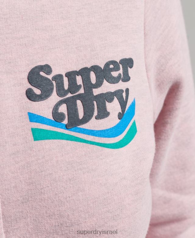 il Superdry נשים קפוצ'ון רוכסן וינטג' קופר נוסטלגי וָרוֹד 4LX2Z3298 הַלבָּשָׁה