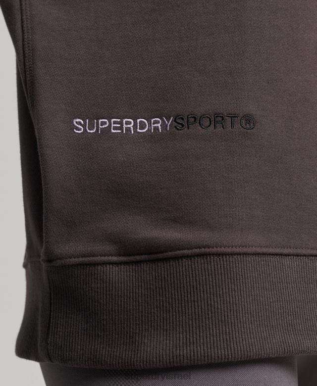 il Superdry נשים סווטשירט של צוות ליבה אפור 4LX2Z3313 הַלבָּשָׁה