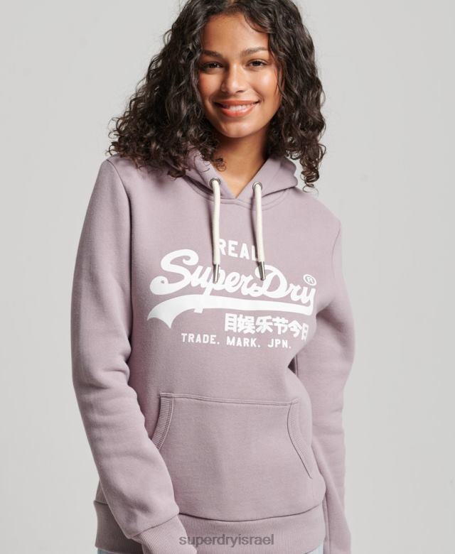 il Superdry נשים קפוצ'ון מעוטר סָגוֹל 4LX2Z3346 הַלבָּשָׁה