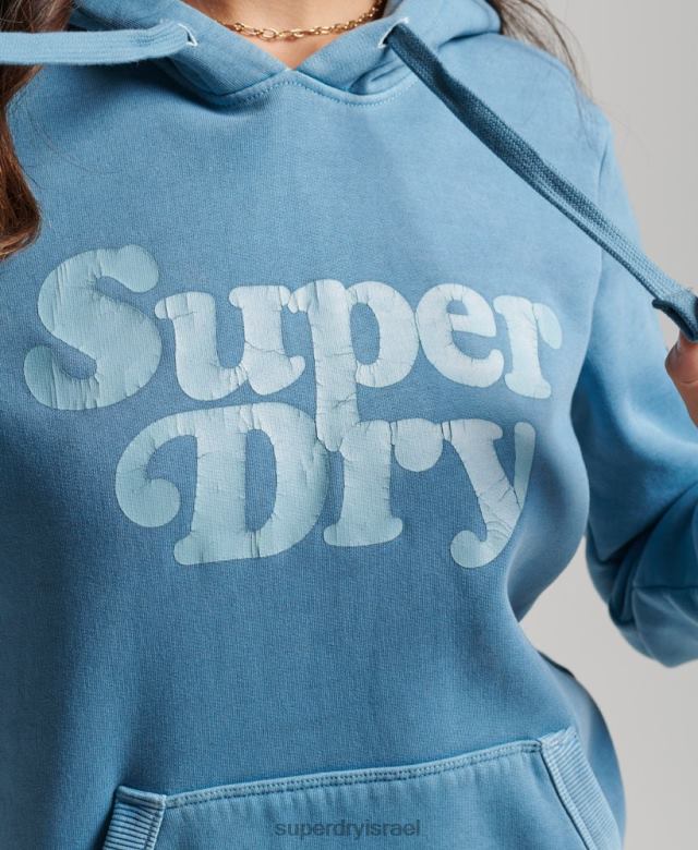 il Superdry נשים קפוצ'ון קלאסי קופר אפור 4LX2Z3365 הַלבָּשָׁה