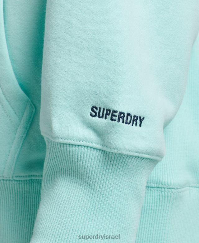 il Superdry נשים קפוצ'ון אוברסייז עם אפליקציית לוגו כְּחוֹל 4LX2Z3434 הַלבָּשָׁה