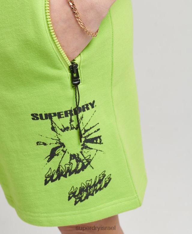 il Superdry גברים מכנס ג'רזי עודפים ירוק 4LX2Z357 הַלבָּשָׁה