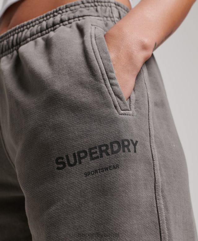 il Superdry נשים ספורט ליבה ריצה קלה אפור 4LX2Z3926 הַלבָּשָׁה