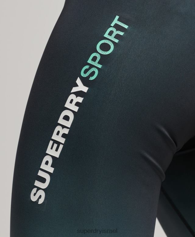 il Superdry נשים אימון חותלות חיוניות טורקיז 4LX2Z4047 הַלבָּשָׁה