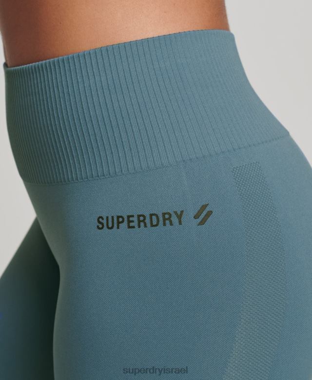 il Superdry נשים גרביונים ללא תפרים כְּחוֹל 4LX2Z4064 הַלבָּשָׁה