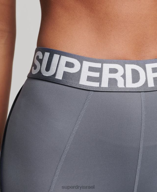 il Superdry נשים רכבת חותלות צמודות אלסטיות ממותגות סָגוֹל 4LX2Z4077 הַלבָּשָׁה