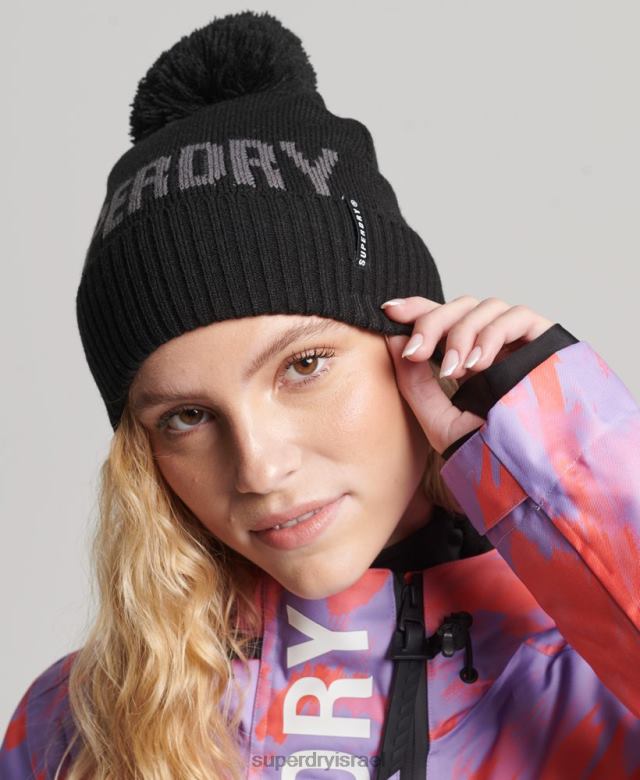 il Superdry נשים כפת שלג שָׁחוֹר 4LX2Z4108 אביזרים