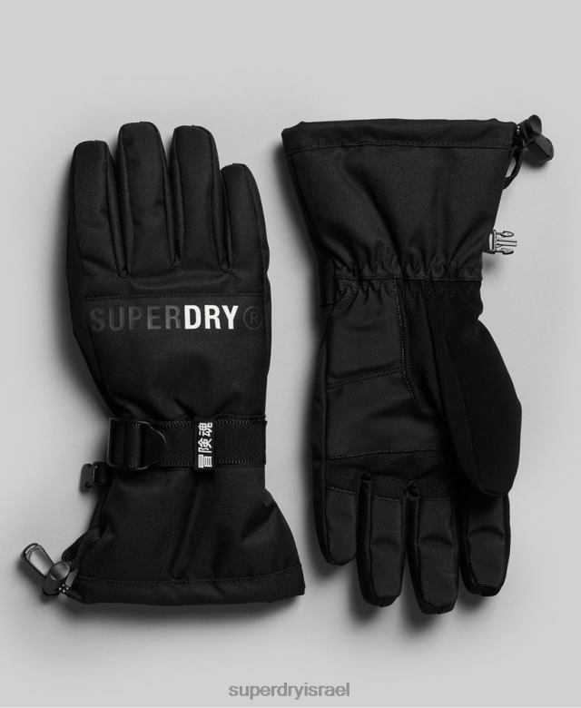 il Superdry נשים כפפות הצלה אולטימטיביות שָׁחוֹר 4LX2Z4112 אביזרים