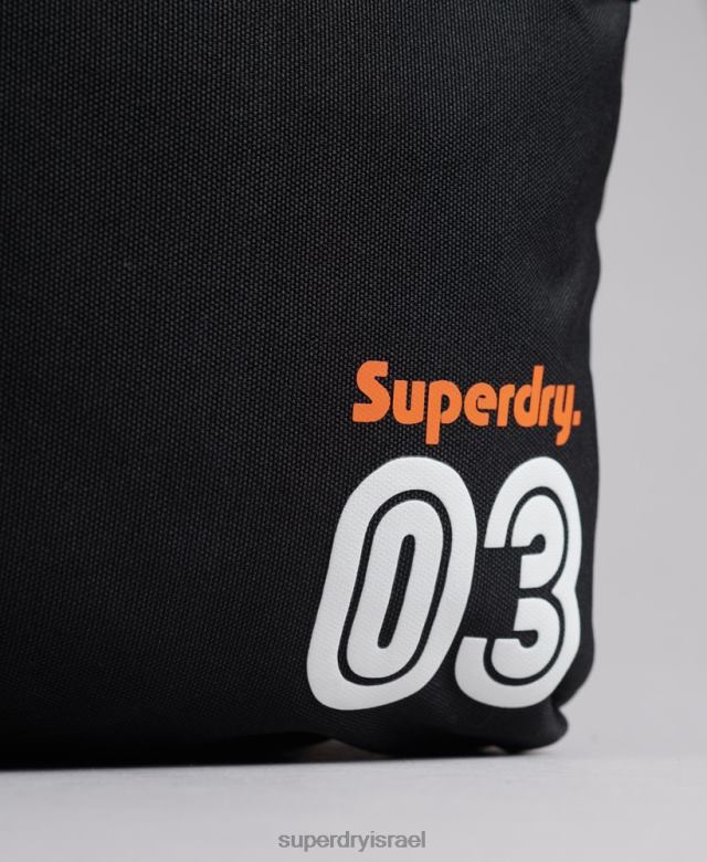 il Superdry נשים תיק גב מונטנה שטח וינטג' שָׁחוֹר 4LX2Z4228 אביזרים