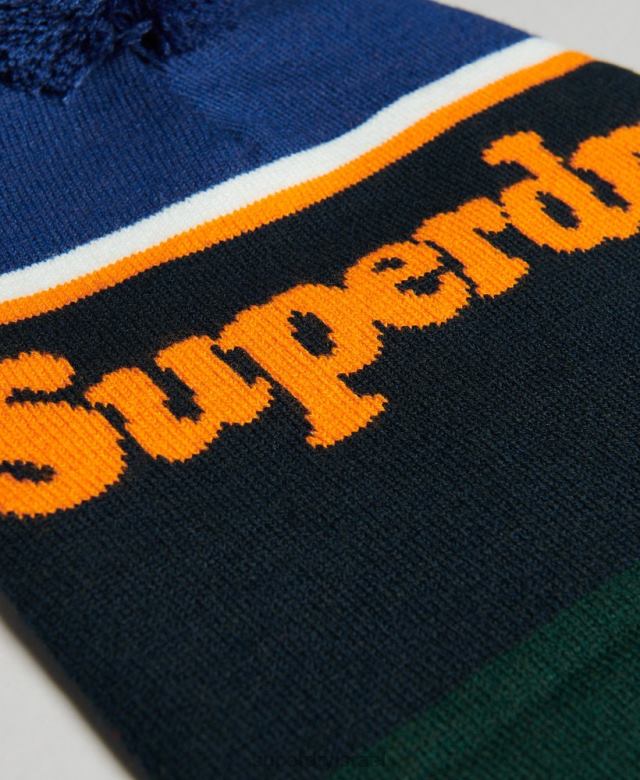 il Superdry נשים כפת לוגו חיונית חיל הים 4LX2Z4234 אביזרים