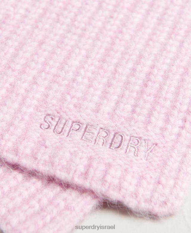 il Superdry נשים צעיף מצולע חיוני וָרוֹד 4LX2Z4242 אביזרים