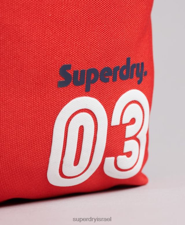 il Superdry נשים תיק גב מונטנה שטח וינטג' אָדוֹם 4LX2Z4273 אביזרים