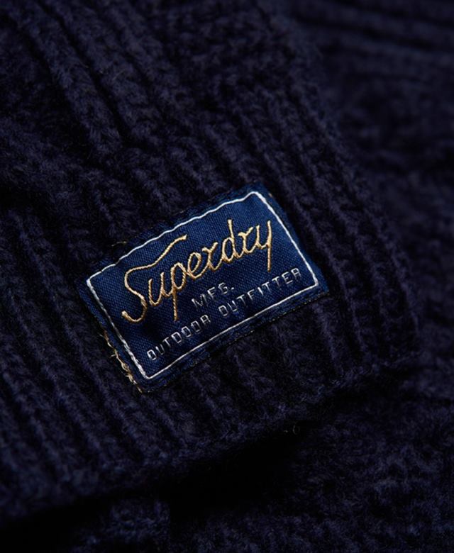 il Superdry נשים צעיף כבל לוקס חיל הים 4LX2Z4304 אביזרים