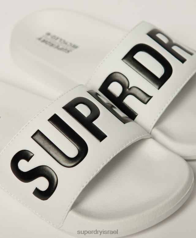 il Superdry נשים מחווני בריכה ליבת קוד לבן 4LX2Z4346 נעליים