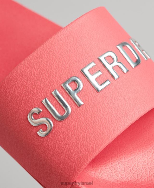 il Superdry נשים מחווני בריכה של לוגו קוד וָרוֹד 4LX2Z4352 נעליים