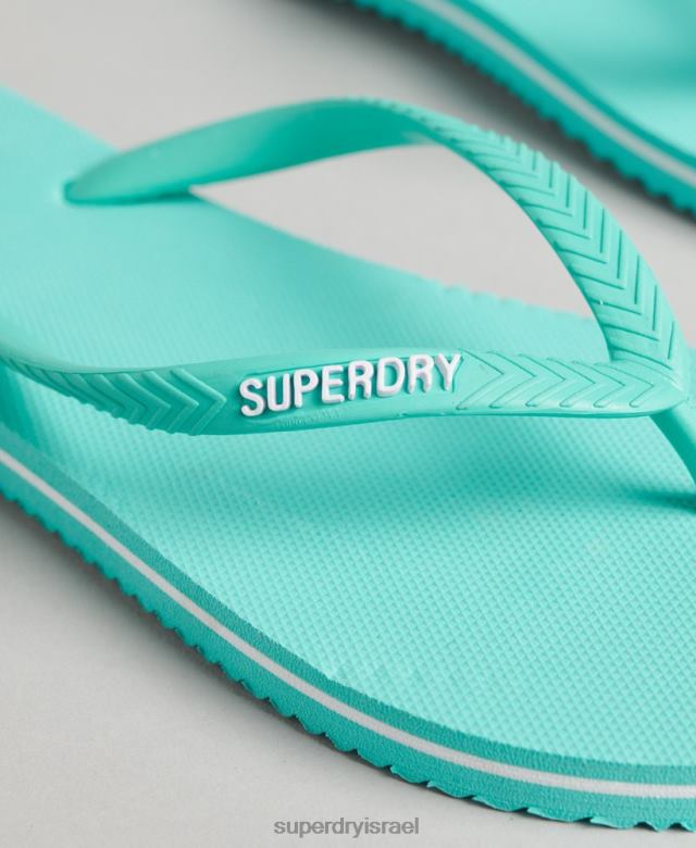 il Superdry נשים כפכפים קלאסיים וינטג' כְּחוֹל 4LX2Z4386 נעליים