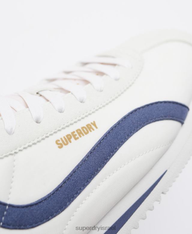 il Superdry נשים נעלי ראנר רטרו טבעוניות כְּחוֹל 4LX2Z4418 נעליים