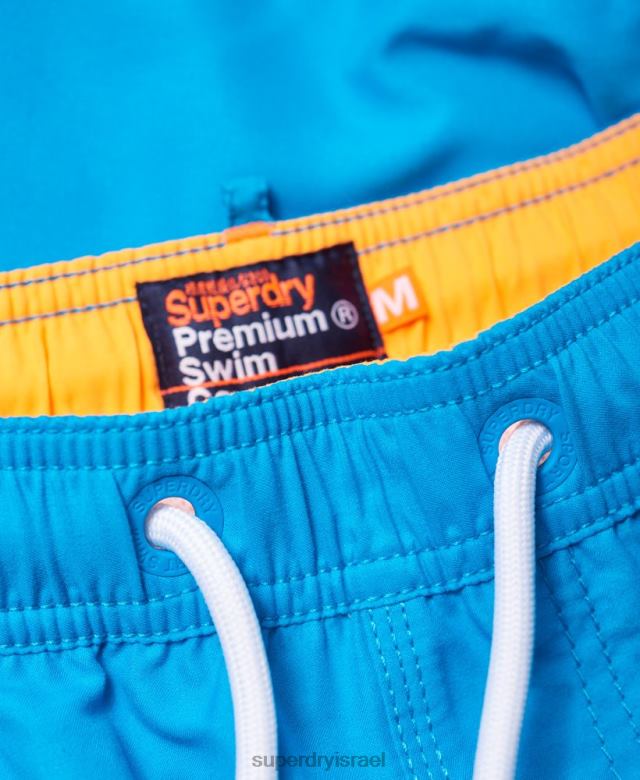 il Superdry גברים מכנסי שחייה קצרים עם מים כְּחוֹל 4LX2Z444 הַלבָּשָׁה