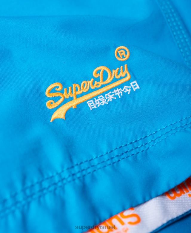 il Superdry גברים מכנסי שחייה קצרים עם מים כְּחוֹל 4LX2Z444 הַלבָּשָׁה