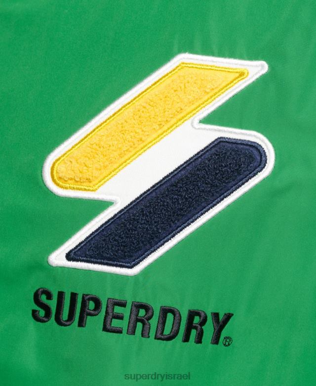 il Superdry גברים מעיל ספורט ירוק 4LX2Z4616 הַלבָּשָׁה