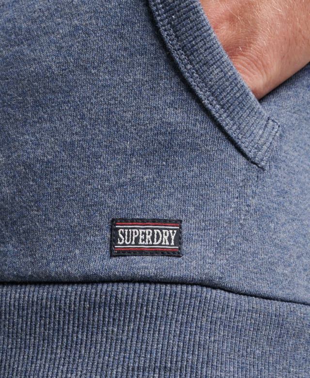 il Superdry גברים קפוצ'ון רוכסן אתלטי בחדר כושר חיל הים 4LX2Z468 הַלבָּשָׁה