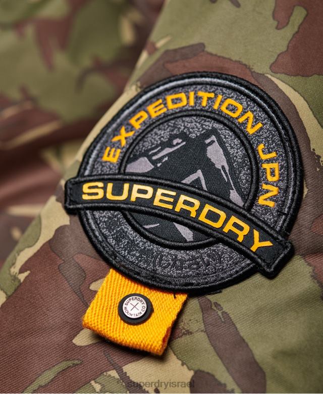 il Superdry גברים ז'קט בומבר של אוורסט חָקִי 4LX2Z4708 הַלבָּשָׁה