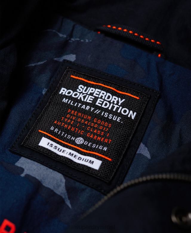 il Superdry גברים ז'קט כיס טירון קלאסי חיל הים 4LX2Z4754 הַלבָּשָׁה