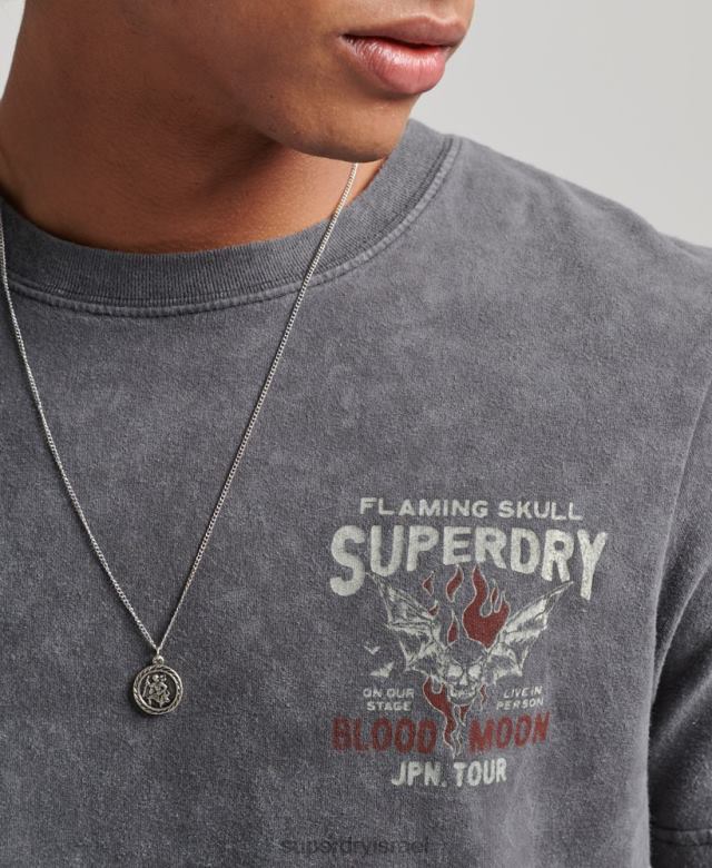 il Superdry גברים חולצת אינדי שָׁחוֹר 4LX2Z4925 הַלבָּשָׁה