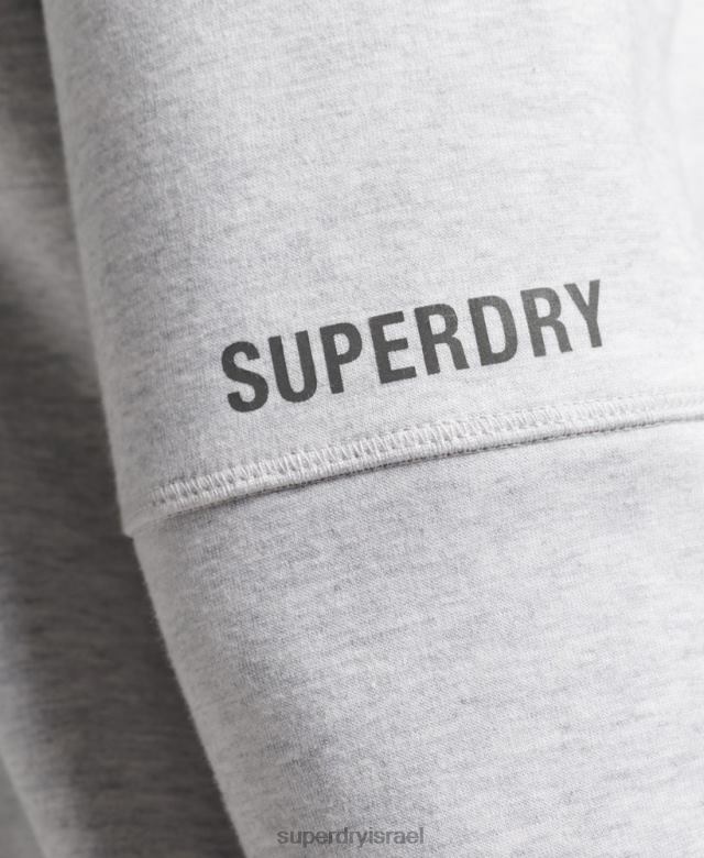 il Superdry גברים סווטשירט של צוות טכנולוגי אפור 4LX2Z5025 הַלבָּשָׁה