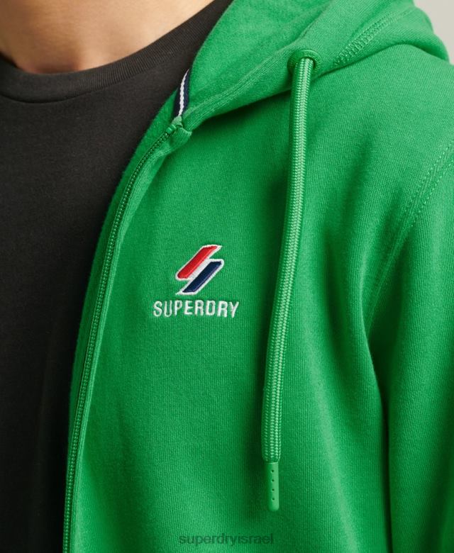 il Superdry גברים קפוצ'ון מיקוד חיוני ירוק 4LX2Z5128 הַלבָּשָׁה