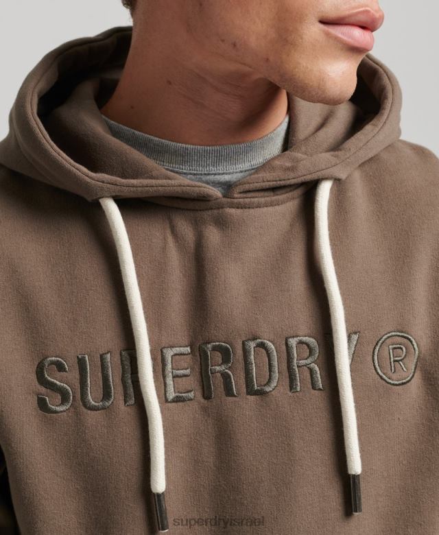 il Superdry גברים קפוצ'ון עבודה עם לוגו תאגיד וינטג' חָקִי 4LX2Z5170 הַלבָּשָׁה