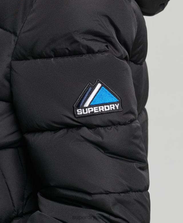 il Superdry נשים פחזנית ספורט רוח שָׁחוֹר 4LX2Z5450 הַלבָּשָׁה