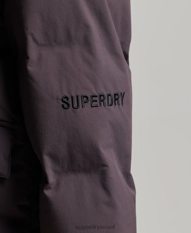 il Superdry נשים מעיל פחזנית קופסתי רכבת סָגוֹל 4LX2Z5456 הַלבָּשָׁה