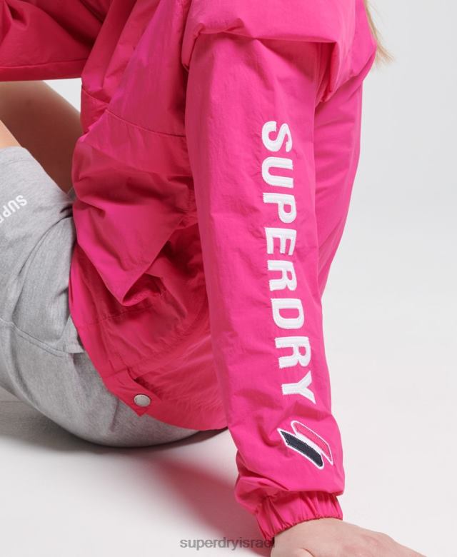 il Superdry נשים תקורה גרפית חיונית לקוד וָרוֹד 4LX2Z5560 הַלבָּשָׁה