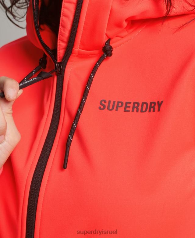 il Superdry נשים מעיל סופטשל טכנולוגי אלמוג 4LX2Z5597 הַלבָּשָׁה