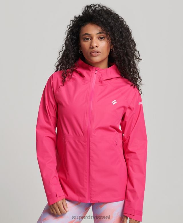 il Superdry נשים מעיל חסין מים וָרוֹד 4LX2Z5617 הַלבָּשָׁה