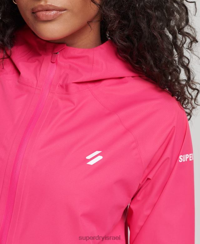 il Superdry נשים מעיל חסין מים וָרוֹד 4LX2Z5617 הַלבָּשָׁה