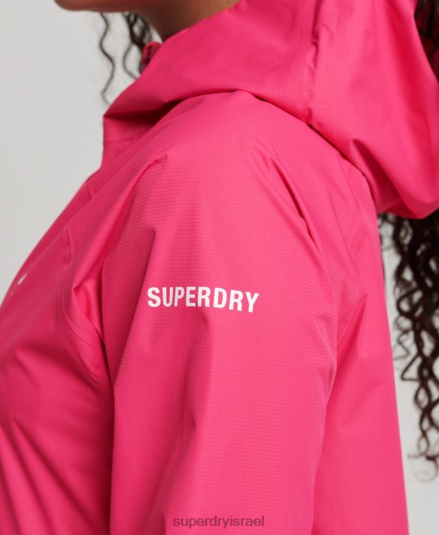 il Superdry נשים מעיל חסין מים וָרוֹד 4LX2Z5617 הַלבָּשָׁה