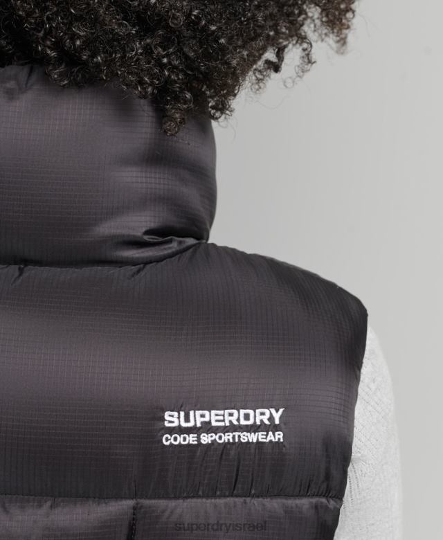 il Superdry נשים גילת ספורט הרים שָׁחוֹר 4LX2Z5646 הַלבָּשָׁה