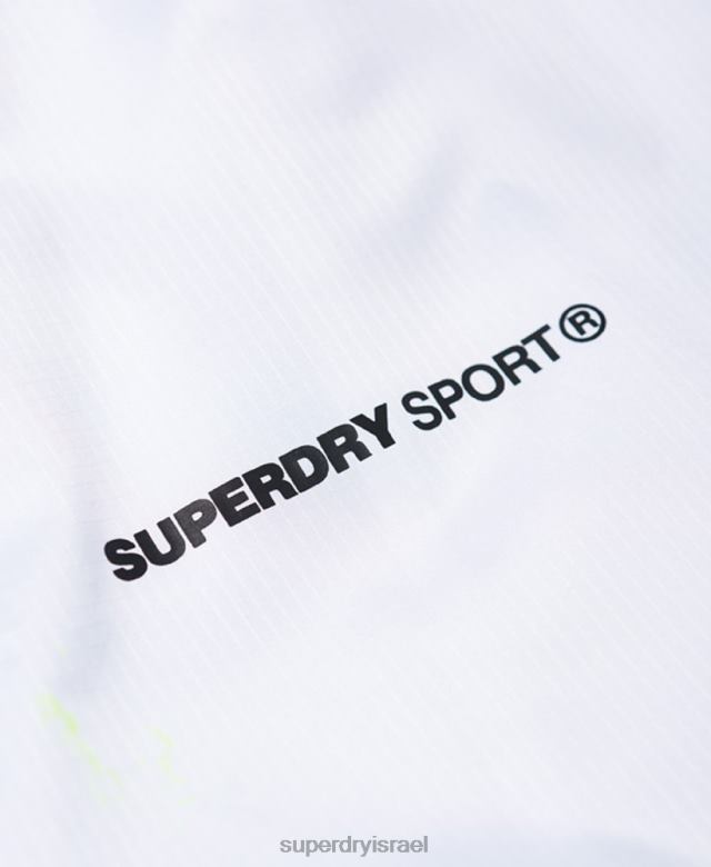 il Superdry נשים מעיל עטלף פעיל לבן 4LX2Z5721 הַלבָּשָׁה