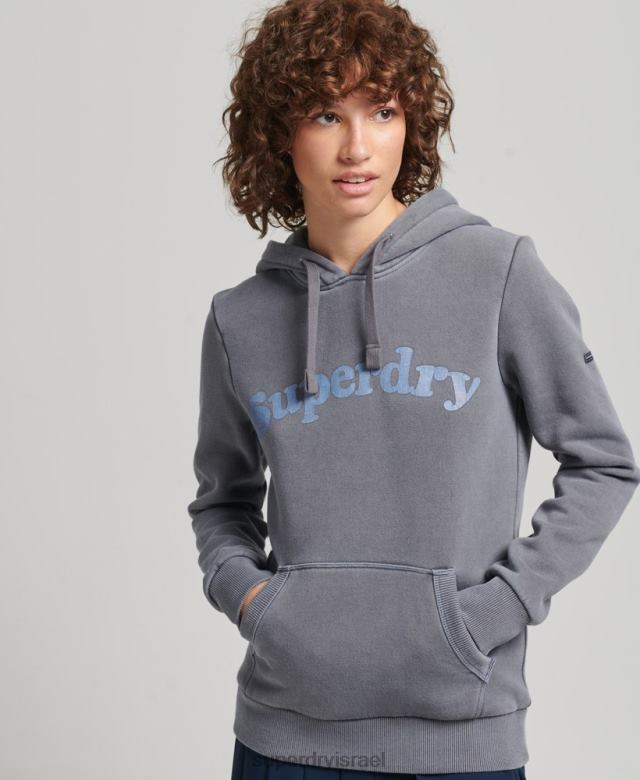 il Superdry נשים קפוצ'ון קלאסי קופר חיל הים 4LX2Z5781 הַלבָּשָׁה